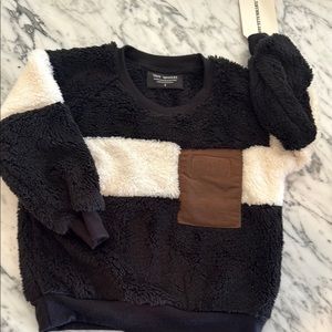 NWT Tiny Whales Big Sur Sherpa Sweatshirt